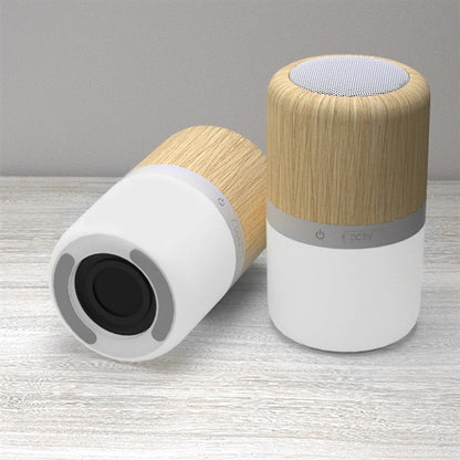 Bamboo Wireless Speaker with Lamp