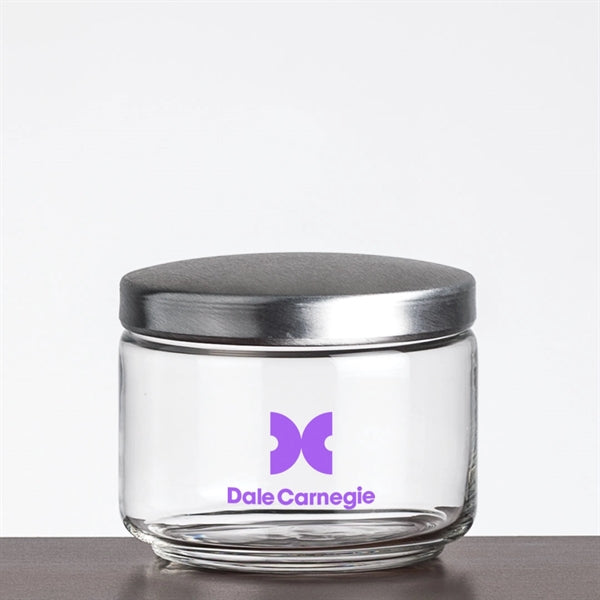 Primrose Jar with Metal Lid - Imprinted