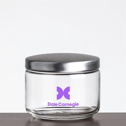 Primrose Jar with Metal Lid - Imprinted