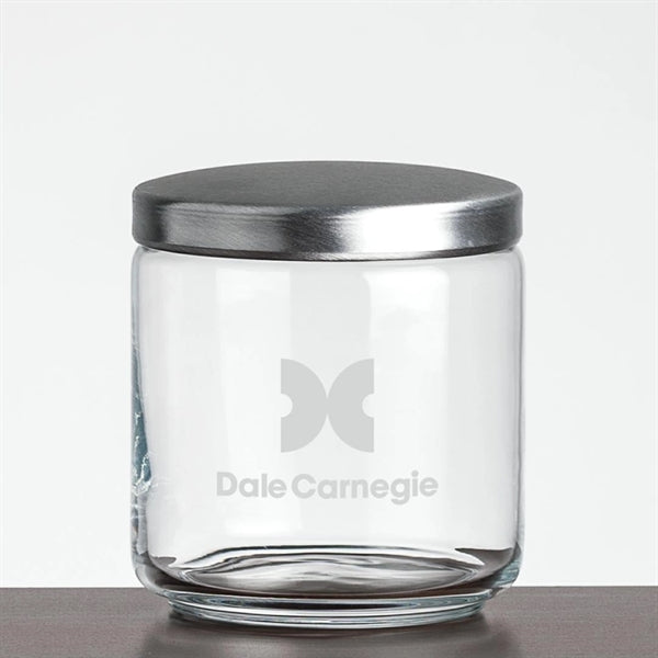 Primrose Jar with Metal Lid - Imprinted