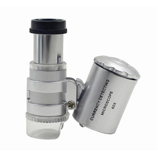 60X Pocket Microscope Jewelry Magnifier Loupe