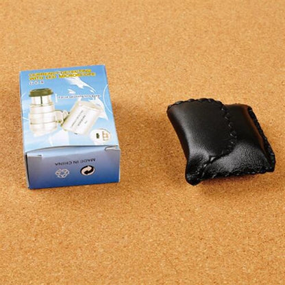 60X Pocket Microscope Jewelry Magnifier Loupe