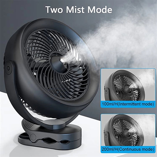 Cooling Misting Clip Fan