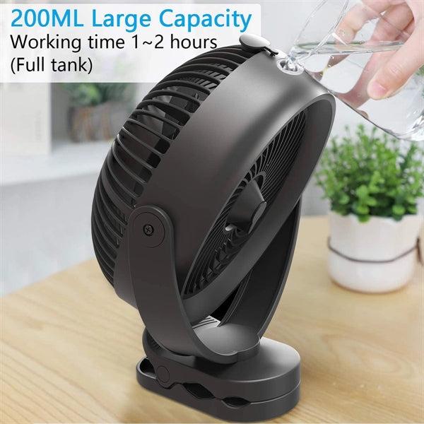 Cooling Misting Clip Fan