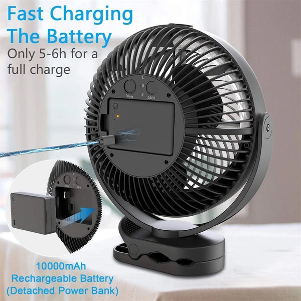 Cooling Misting Clip Fan