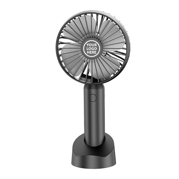 USB  Handheld Small Electric Fan with Mobile Phone Bracket