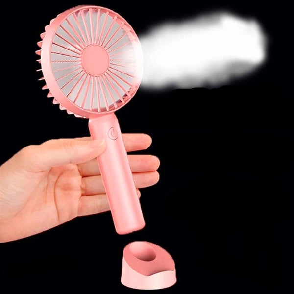 USB  Handheld Small Electric Fan with Mobile Phone Bracket