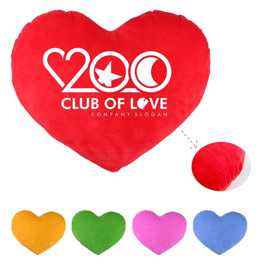 Heart Shaped Soft Fleece Pillow/Full Color Sublimated