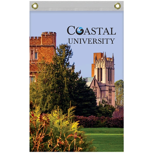 2' x 3' Double Sided Knitted Polyester Vertical Banners