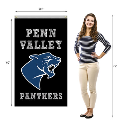 3' x 5' Single Reverse Knitted Polyester Vertical Banners