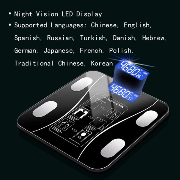 Bluetooth Smart BMI Digital Scale