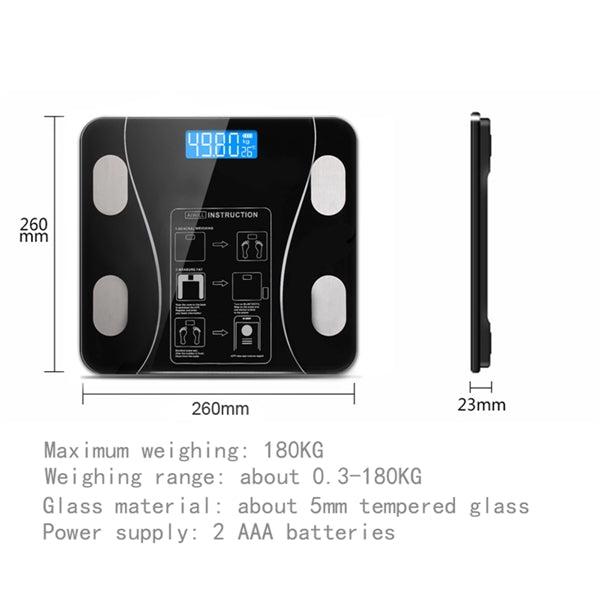 Bluetooth Smart BMI Digital Scale