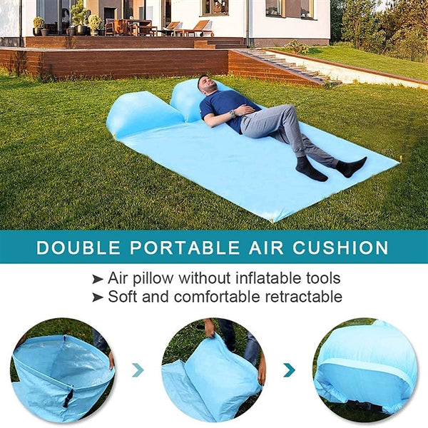 Beach Mat with Inflatable Pillow