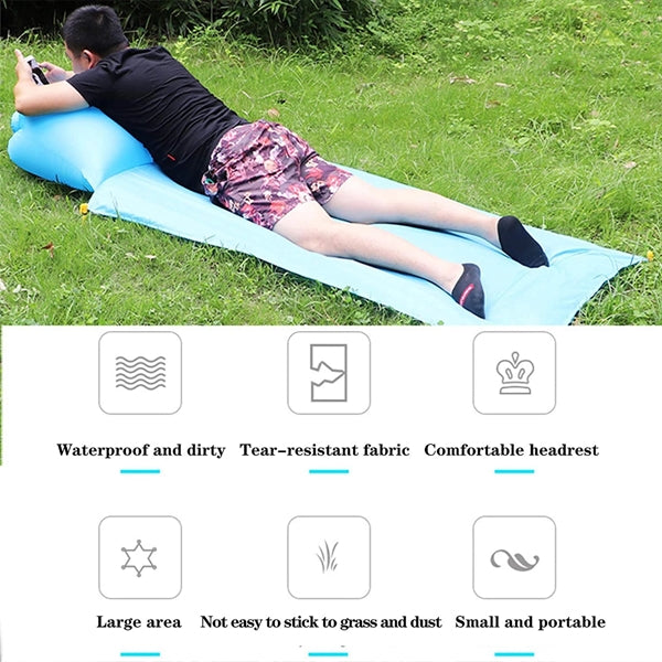 Beach Mat with Inflatable Pillow