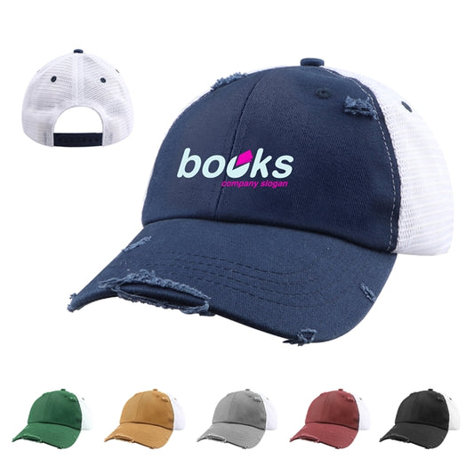 Washed Unstructured Trucker Cap