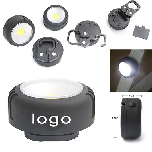 COB LED Puck Work Light with Magnetic Base & Hanging Hook