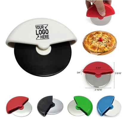 Handheld Pizza Cutter Wheel with Protective Blade Guard
