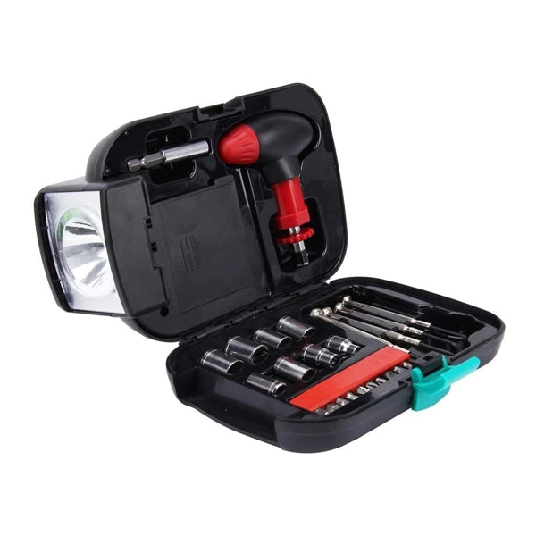 24PCS Screwdriver Auto Emergency Car Repair Tool Box Set