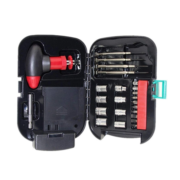24PCS Screwdriver Auto Emergency Car Repair Tool Box Set