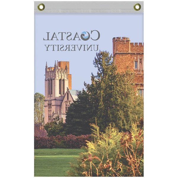 2' x 3' Standard Single Reverse Polyester Vertical Banners