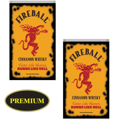 3' x 5' Double Sided Knitted Polyester Vertical Banner