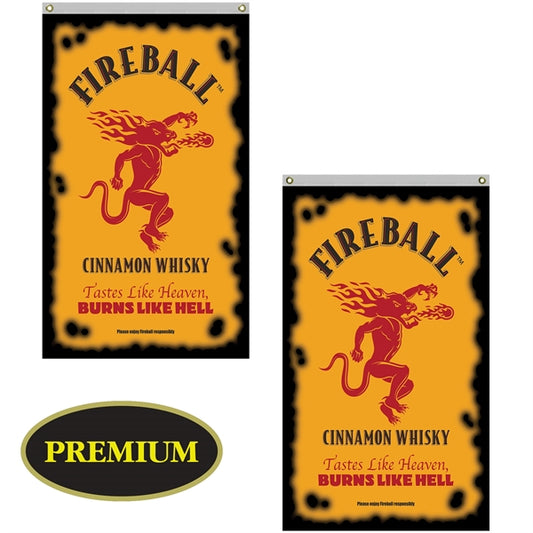 3' x 5' Double Sided Knitted Polyester Vertical Banner