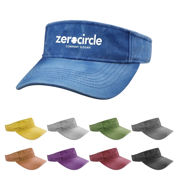 Pigment Dyed Washed Sun Visor