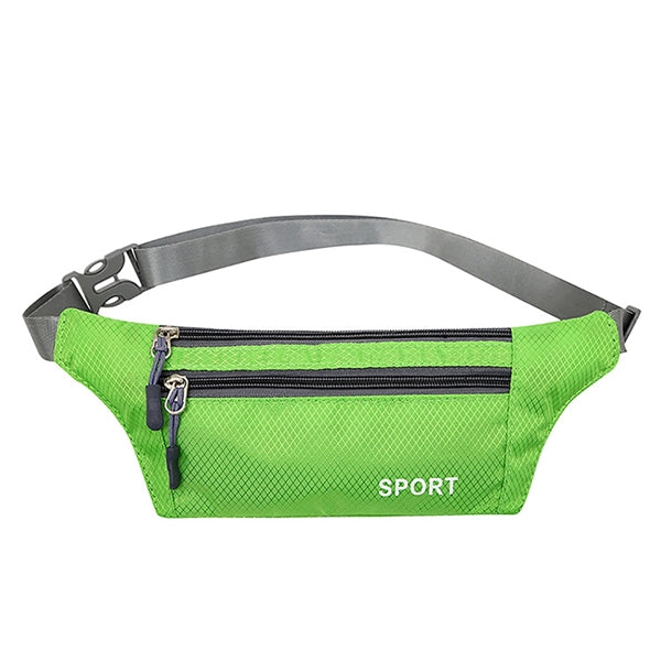 3 Zipper Adjustable Waist Strap Fanny Pack