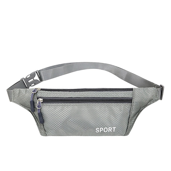 3 Zipper Adjustable Waist Strap Fanny Pack