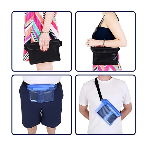 Waterproof Vinyl Fanny Pack Waist Pouch