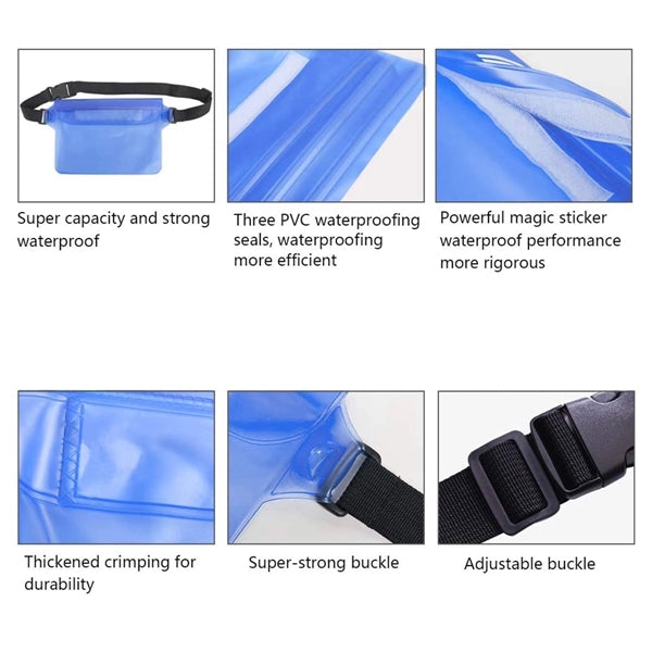 Waterproof Vinyl Fanny Pack Waist Pouch
