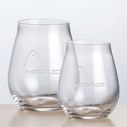 Alina Stemless Wine - Deep Etch
