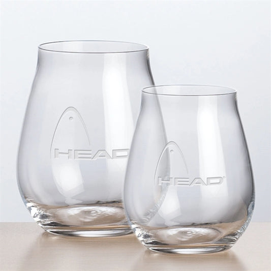Alina Stemless Wine - Deep Etch