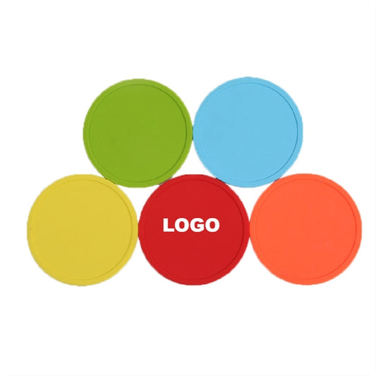 Round Shape Silicone Coaster