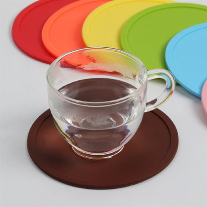Round Shape Silicone Coaster