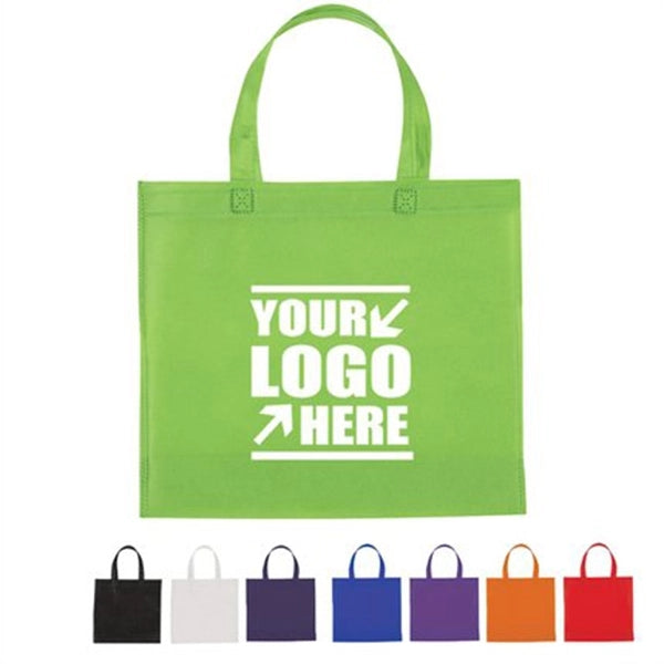 Custom Heat Seal Non-Woven Shopping Tote Bag.
