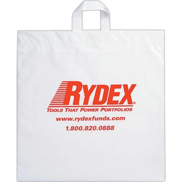 Fused Soft Loop Handle Bag - Flexo Ink-BG