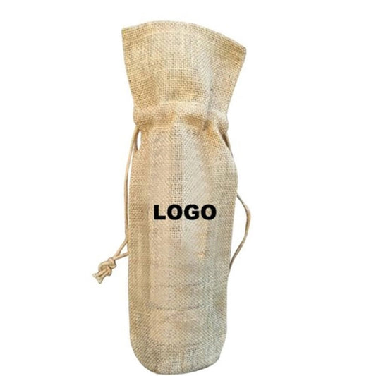 Burlap Wine,Gift Bag,Hostess Gift-B