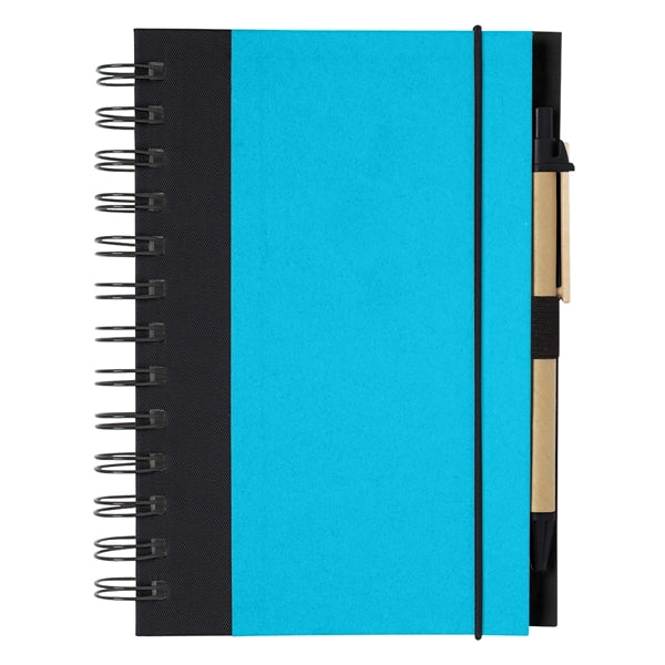 ECO-INSPIRED SPIRAL NOTEBOOK & PEN