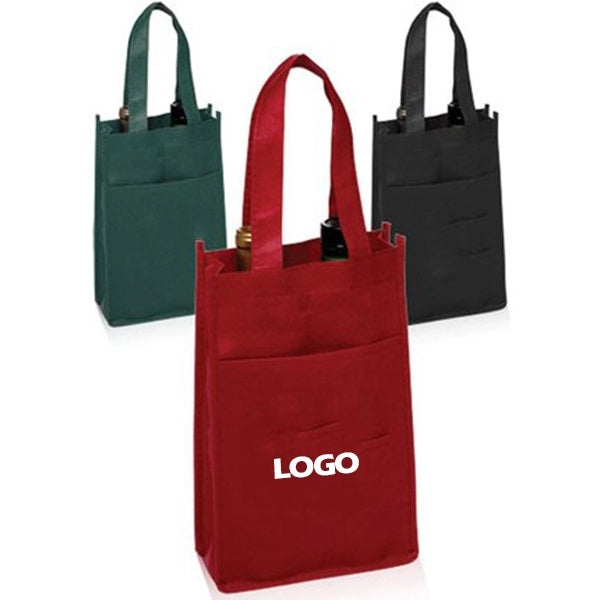 Non-Woven Vineyard Two Bottle Wine Bags