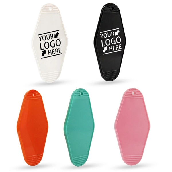 Plastic Motel Key Tag