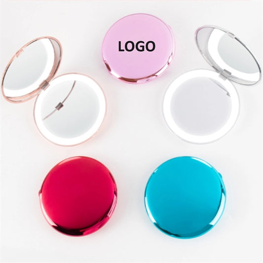 Portable LED Folding Mirror