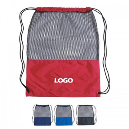 Economical Cotton Drawstring Backpack-1