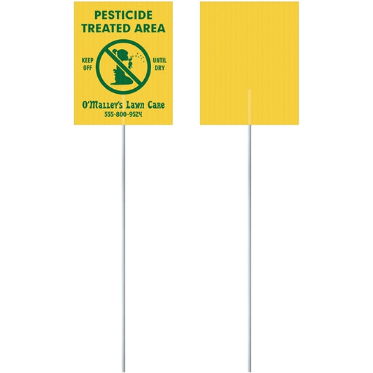 5" x 4" Corrugated Value Posting Signs - One Sided Print