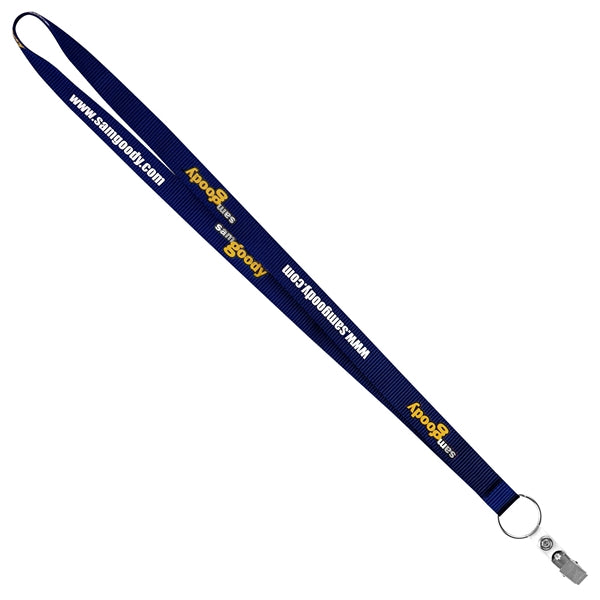 3/4" Recycled Screen Printed Lanyard