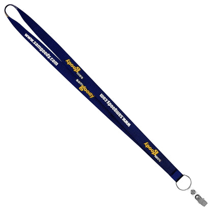 3/4" Recycled Screen Printed Lanyard