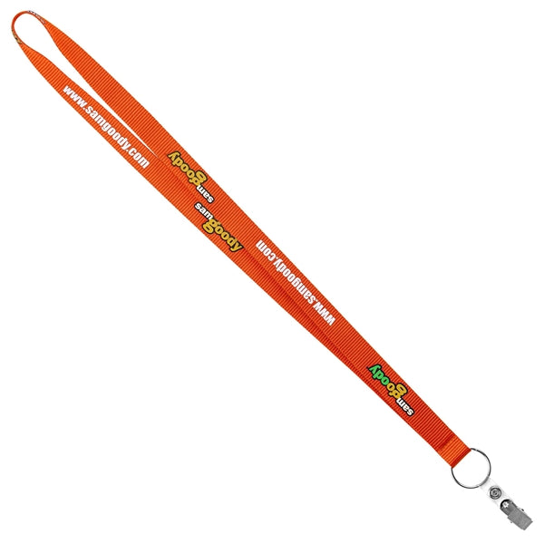 3/4" Recycled Screen Printed Lanyard
