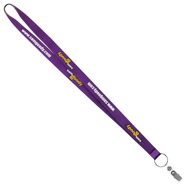 3/4" Recycled Screen Printed Lanyard