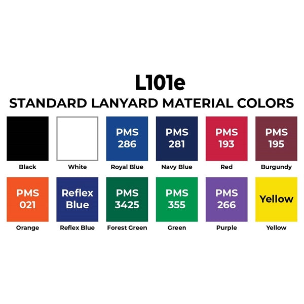 3/4" Recycled Screen Printed Lanyard