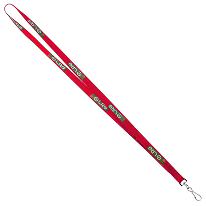 1/2" Recycled Screen Printed Lanyard